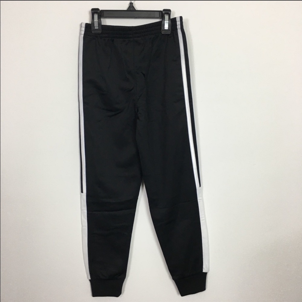 Boys Adidas Black and White Tracksuit - Picture 5 of 6